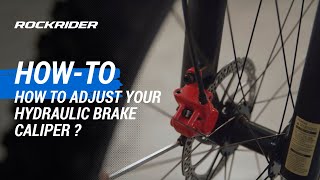 TUTO 🔧 How to adjust your hydraulic brake caliper  By ROCKRIDER [upl. by Arretal]