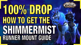 How to get the Shimmermist Runner Guide Maze Mount  Easy Shadowlands Mount Guide World Of Warcraft [upl. by Cairistiona]