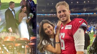 Jared Goff marries model Christen Harper to complete QB’s epic 212 million offseason [upl. by Goldfarb]