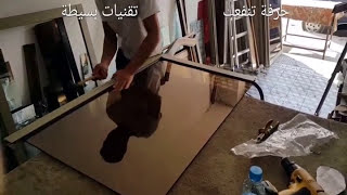 طريقة تركيب الزجاج لنافذة من الألمنيوم  Fenêtre coulissante 👍👍👍👍👍👉 [upl. by Ettolrahs974]