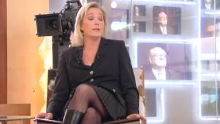 En aparté avec Marine Le Pen le 06032007 [upl. by Rehpotsirk338]