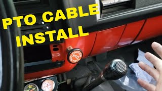 HOW TO INSTALL A PTO CABLE Replacement PTO Cable [upl. by Raffaj85]