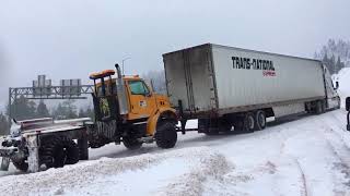 Driving I5 Siskiyou Summit in Winter  How to Drive It [upl. by Aidnis566]