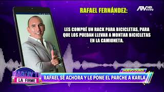 Rafael Fernández se quotachoraquot y desmiente a Karla Tarazona [upl. by Ellevehs962]