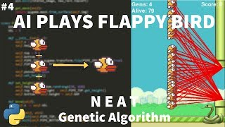 Python Flappy Bird AI Tutorial with NEAT  Finishing the Graphics [upl. by Elehcir]