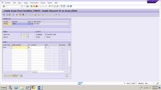 How to create a Purchasing Info Record in SAP MM [upl. by Bloem]