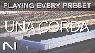 🎹 Una Corda Demo  Native Instruments  Playing Every Preset unacorda nativeinstruments [upl. by Ymmot126]