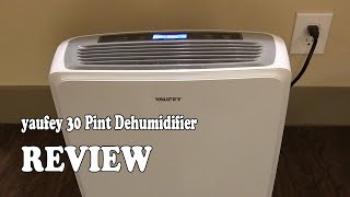 yaufey 30 Pint Dehumidifier 2020 Review [upl. by Maisel]