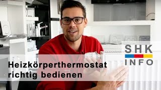 Heizkörperthermostat richtig bedienen [upl. by Anitsrihc]