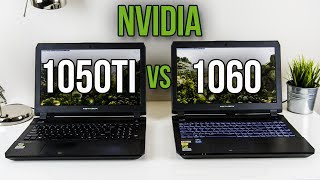 1050Ti vs 1060  Laptop Graphics Benchmarks [upl. by Ztnaj]