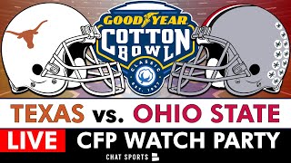 College Football Playoff LIVE Stream Texas vs Ohio State Cotton Bowl Free CFP Watch Party On ESPN [upl. by Adnol363]