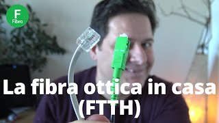 🟢La fibra ottica in casa FTTH [upl. by Moia403]