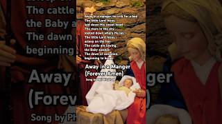 🎅1Away in a MangerForever AmenPhilWickham topxmassong2024 angelarmy 영어성탄절찬양 lyricsshorts [upl. by Lanni]