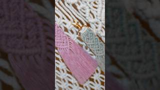 DIY Macrame heart keychain [upl. by Halil]