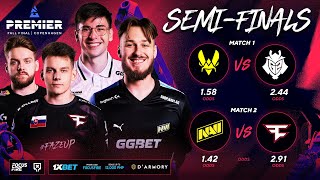 BLAST Fall Finals 2024 Semifinals  Vitality vs G2 amp FaZe Clan vs NAVI FILENG [upl. by Ajoop334]