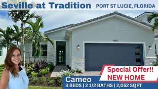 Moving From Miami  NEW LUXURY MODERN HOME  Seville at Tradition Port St Lucie FL [upl. by Mindy]