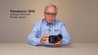 Lumix Academy GH5  How to use Minimum Shutter Speed Setting [upl. by Aicella]