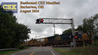 Railfanning Barberton OH CSX Manifest [upl. by Blythe160]