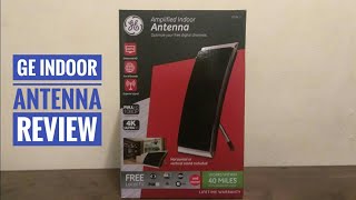 GE 4k indoor HDTV Antenna unbox and review Big Lots [upl. by Gregorius]