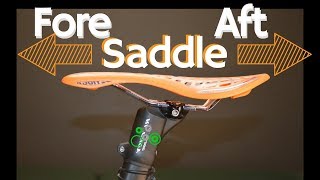 How to set Saddle Fore Aft  Bike Fit Tip [upl. by Ellatnahc176]