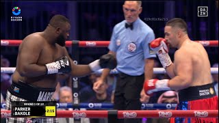 Martin Bakole vs Joseph Parker KO FULL FIGHT  Beterbiev vs Bivol 2 full fight [upl. by Enelrahc612]