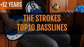 The Strokes  Top10 Basslines [upl. by Aeslek]