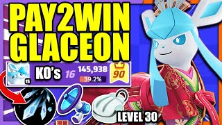 ICY WIND GLACEON is the only BUILD that needs LEVEL 30 ITEMS  Pokemon Unite [upl. by Iral]