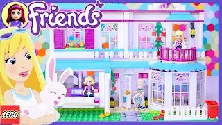 Lego Friends Stephanies House Build Setup Review  Kids Toys [upl. by Aluor843]