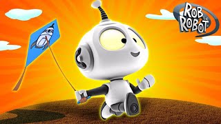 Flying A Kite Is Very Uplifting 🪁  Rob The Robot  Preschool Learning [upl. by Lorrac]