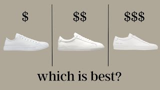 White Leather Sneakers For Every Budget [upl. by Lodovico506]