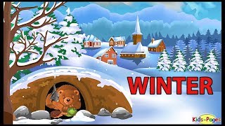 Winter vocabulary  Learn to talk about winter season [upl. by Recneps]