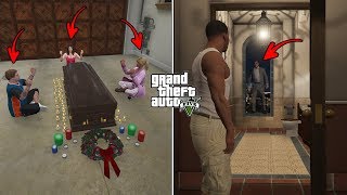 GTA 5  Scary Ritual in Michaels House After Michaels Death [upl. by Asaert873]