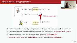 Codebased Cryptography [upl. by Eltsryk672]