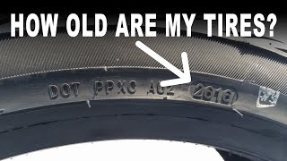 How old are my tires  How to check tire age [upl. by Nancey]