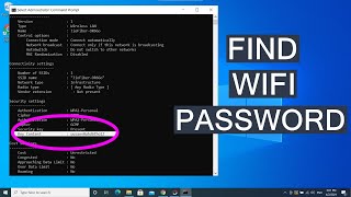 Find All WiFi Passwords With 1 Command on Windows 10 11 [upl. by Dove]