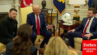 BREAKING NEWS Trump And Zelensky Oval Office Meeting Ends In Utter Disaster In Front Of The Cameras [upl. by Kristoforo]