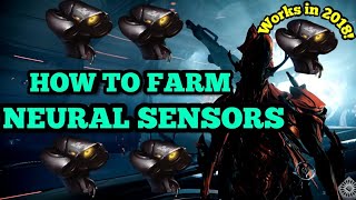 Best Neural Sensor Farm  Warframe Neural Sensor Farming Guide [upl. by Verge942]