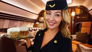 ASMR GENTLEMEN AIRWAYS ✈️ Private Flight Attendant Roleplay [upl. by Akihsal940]