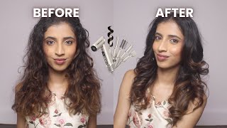 New Protouch Air Shot Review for Curly amp Frizzy Hair  Urvee [upl. by Ameehs]