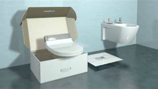 Montagevideo Duravit SensoWash E douchetoiletzitting [upl. by Elias362]