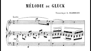 GluckSgambati  Melodia de Orfeu e Eurídice Nelson Freire piano [upl. by Seed]