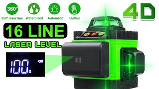 16 Lines 4D Laser Level [upl. by Onilegna]