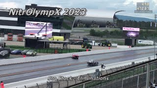 NitrOlympX 2023  Pro Stock Eliminations [upl. by Oremar]