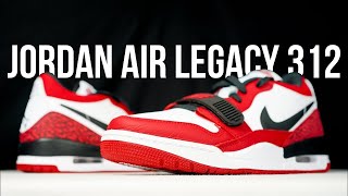 JORDAN AIR LEGACY 312 LOW Unboxing review amp on feet [upl. by Eilahs834]