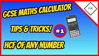 HCF amp LCM of any number hack GCSE Maths Calculator [upl. by Otreblig731]