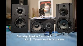 Saturday Speaker Shootout Pioneer SPBS22LR vs Polk T15 vs Sony SSCS5 [upl. by Artenehs862]