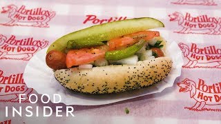 Why Portillo’s Has The Most Famous Hot Dogs In Chicago  Legendary Eats [upl. by Hanan]