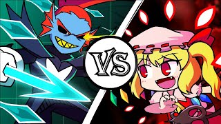 Teaser Undyne the Undying vs Flandre Scarlet UNDERTALE vs Touhou Animation [upl. by Erdrich]