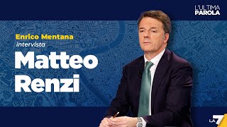 Elezioni europee 2024  Enrico Mentana intervista Matteo Renzi [upl. by Hodess792]