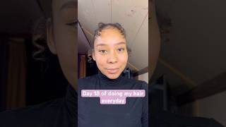 Day 18 of doing my hair everyday 🎀✅ howtostylenaturalhair hairjourney naturalhairstyles [upl. by Irol]